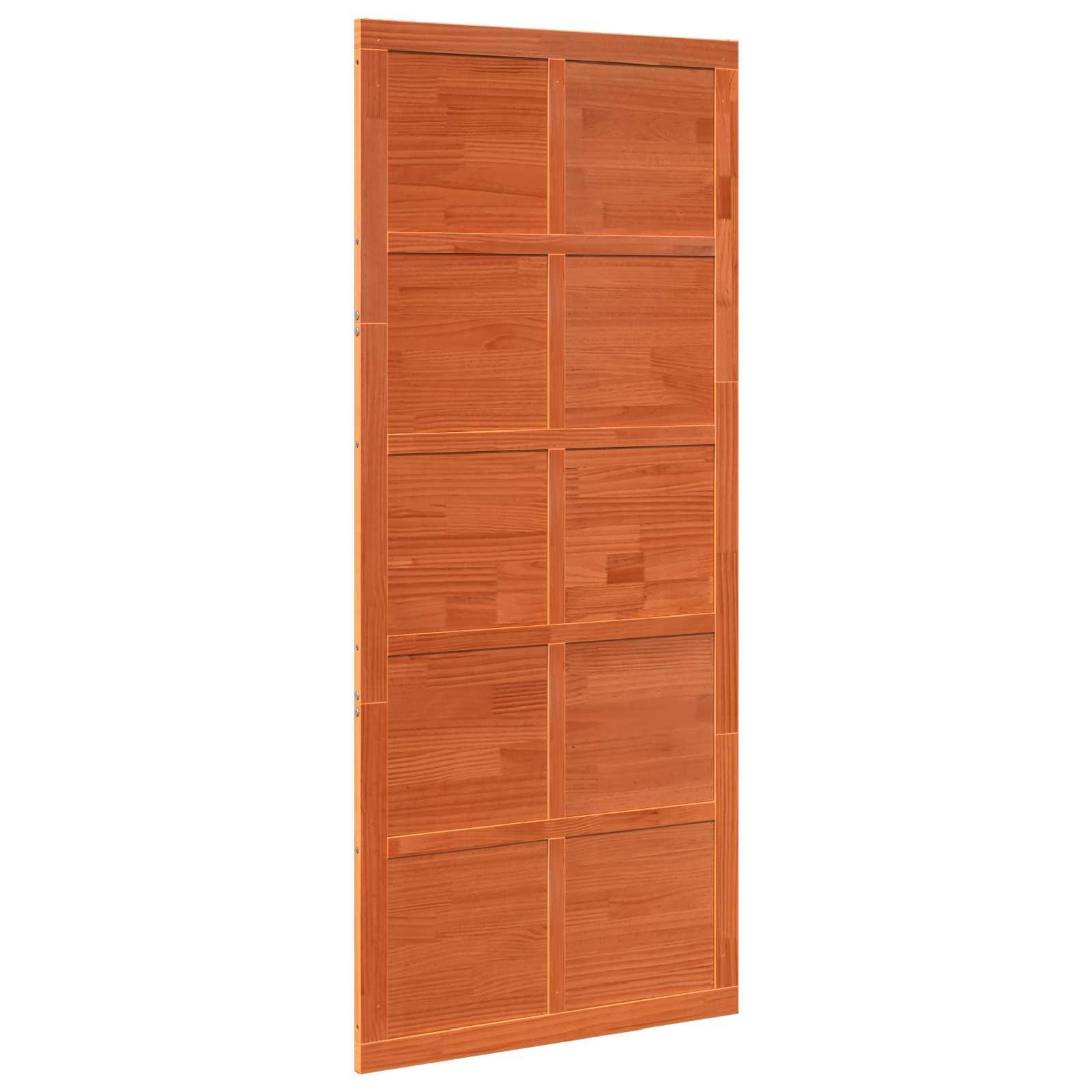 Schuifdeur Wasbruin 100 x 2,5 x 208 cm Massief grenenhout