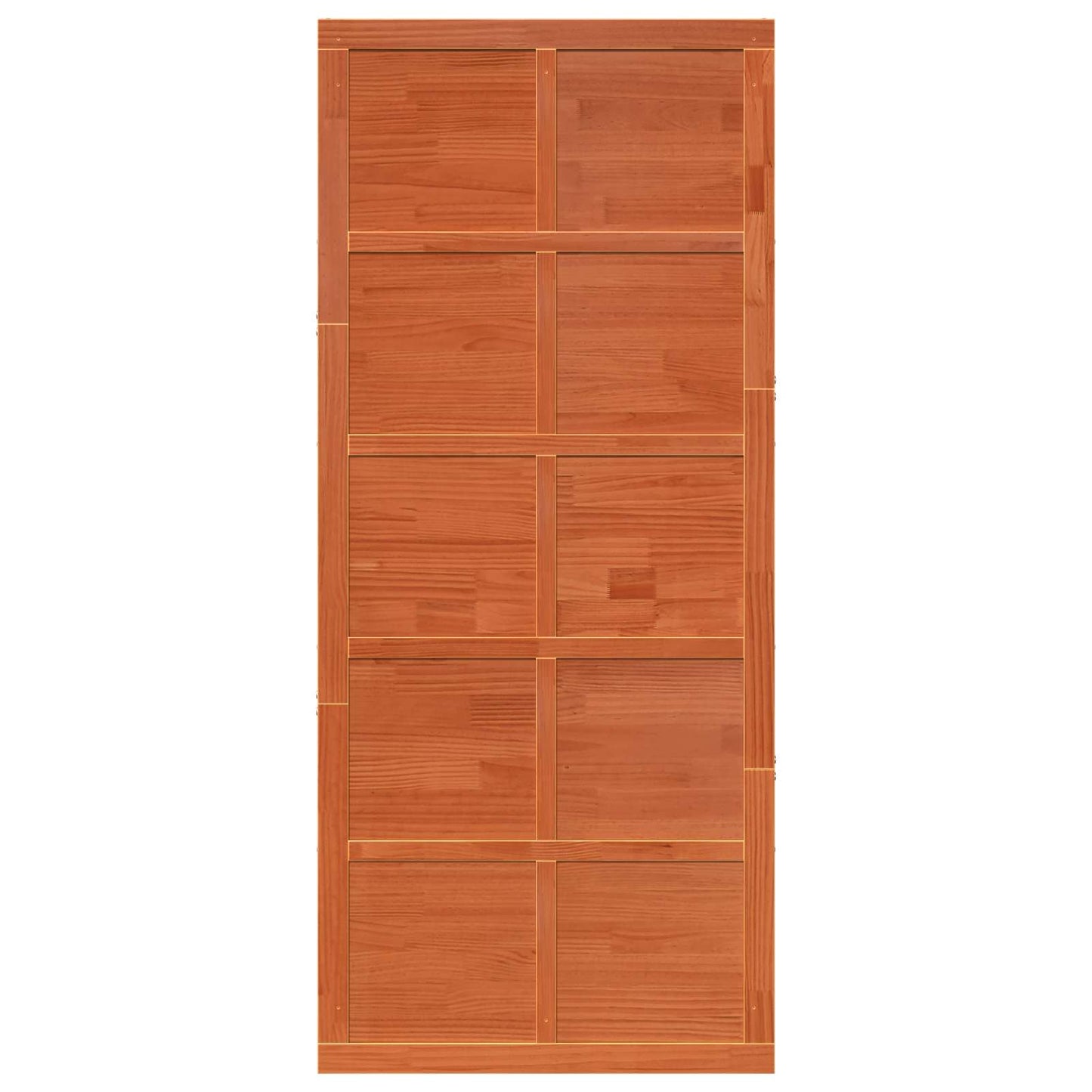 Schuifdeur Wasbruin 90 x 2,5 x 208 cm Massief grenenhout