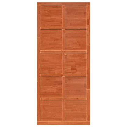 Schuifdeur Wasbruin 90 x 2,5 x 208 cm Massief grenenhout