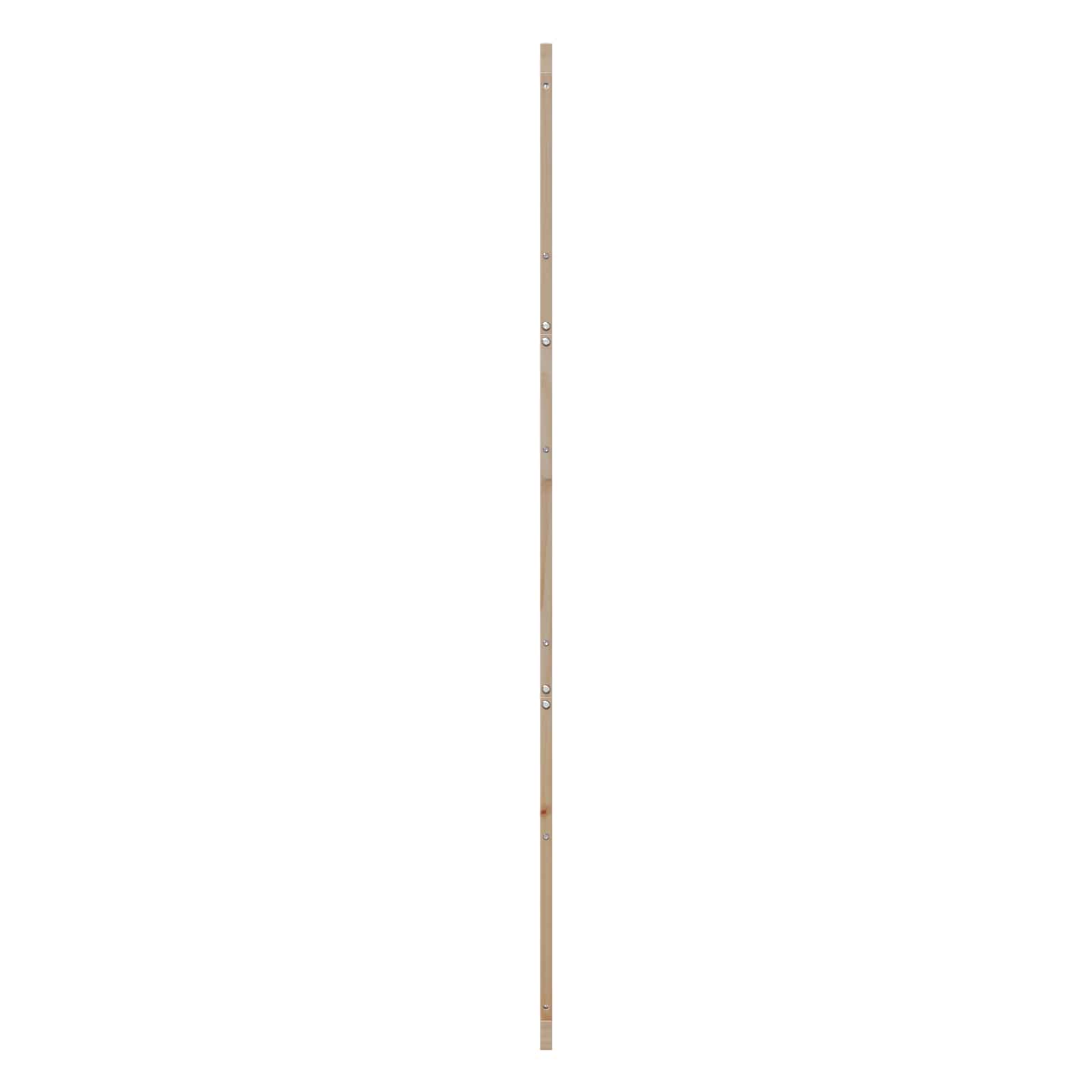 Schuifdeur Naturel 80 x 2,5 x 208 cm Massief grenenhout