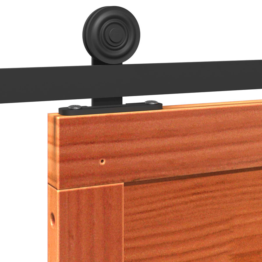 Schuifdeur Wasbruin 80 x 2,5 x 208 cm Massief grenenhout