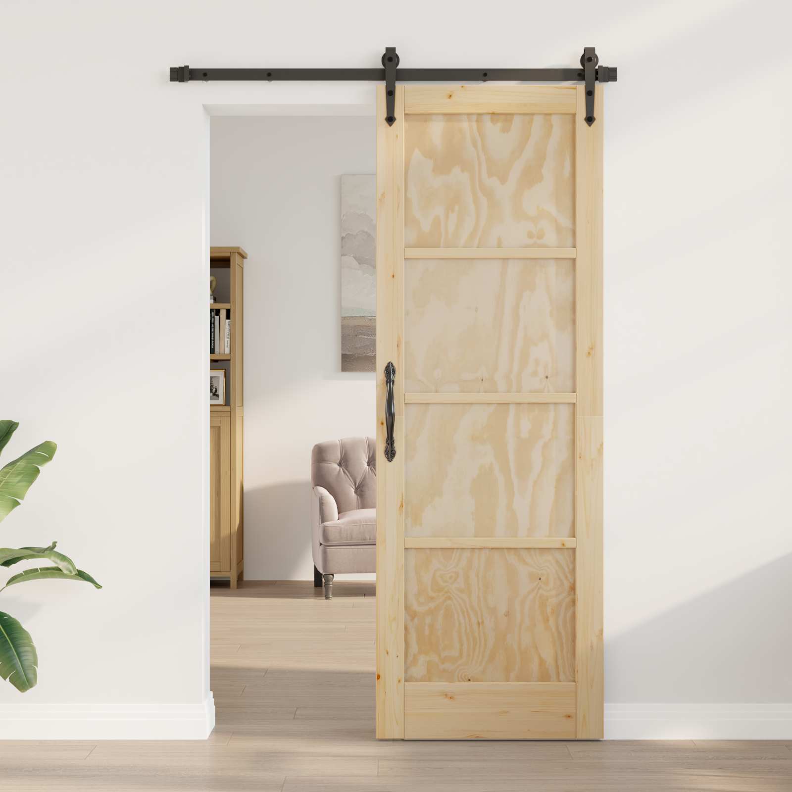 Binnendeur Naturel 73,5 x 211 cm Multiplex