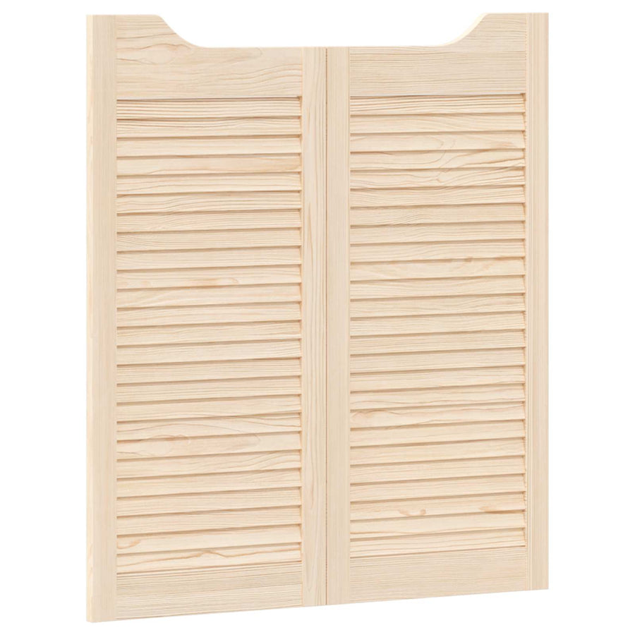 Schuifdeuren 2 pcs Naturel Massief grenenhout