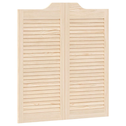 Schuifdeuren 2 pcs Naturel Massief grenenhout