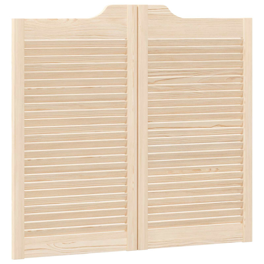 Schuifdeuren 2 pcs Naturel Massief grenenhout