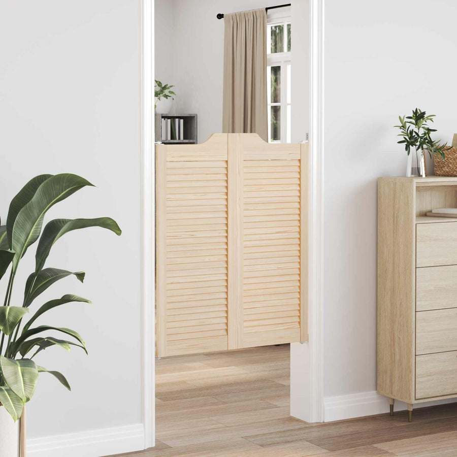 Schuifdeuren 2 pcs Naturel Massief grenenhout