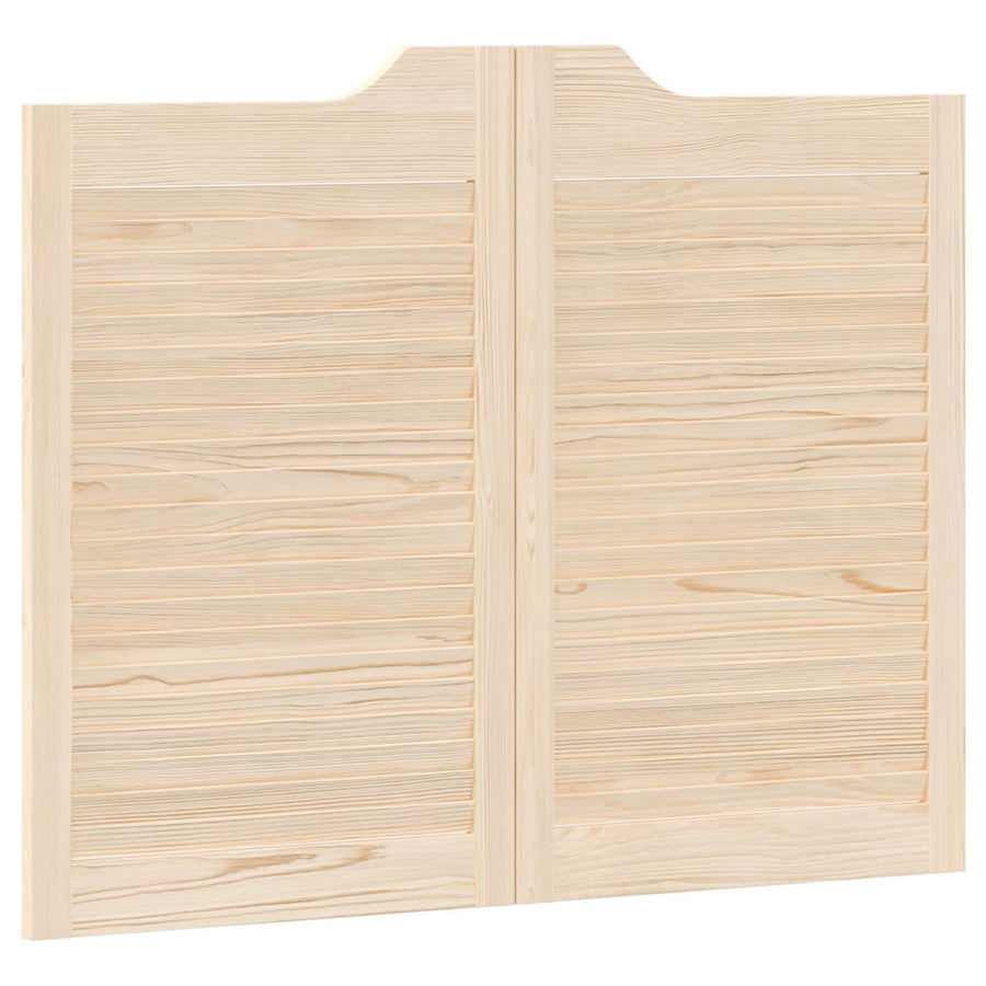 Schuifdeuren 2 pcs Naturel Massief grenenhout