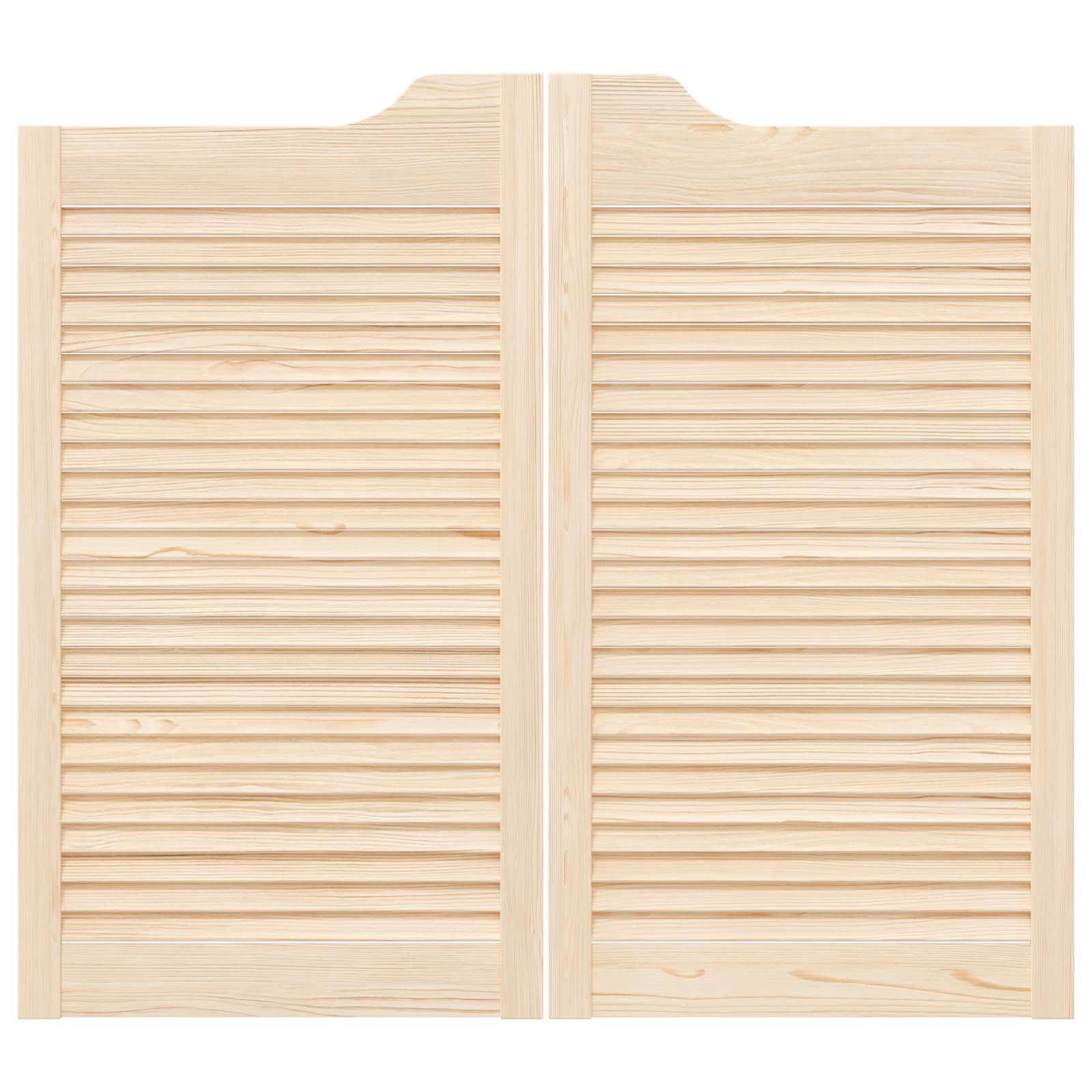 Schuifdeuren 2 pcs Naturel Massief grenenhout