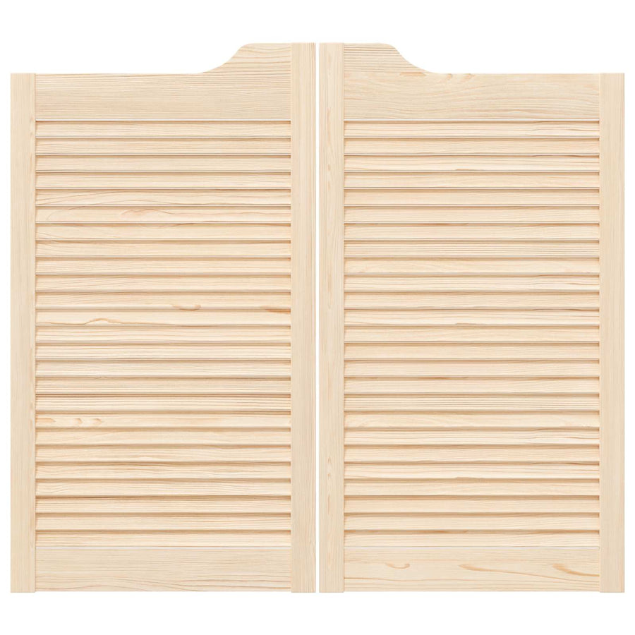 Schuifdeuren 2 pcs Naturel Massief grenenhout