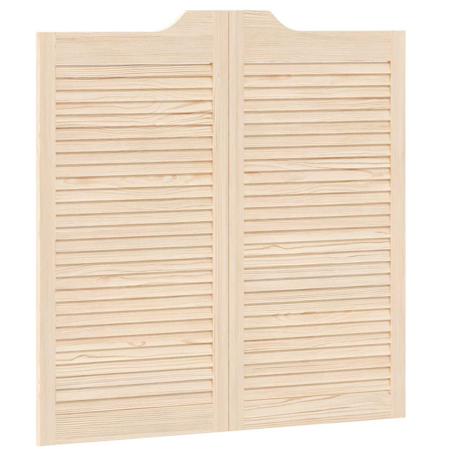Schuifdeuren 2 pcs Naturel Massief grenenhout