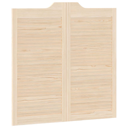 Schuifdeuren 2 pcs Naturel Massief grenenhout