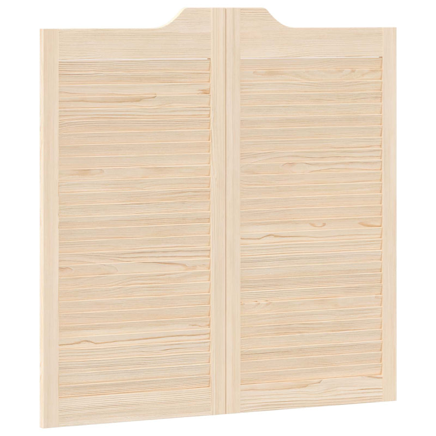 Schuifdeuren 2 pcs Naturel Massief grenenhout