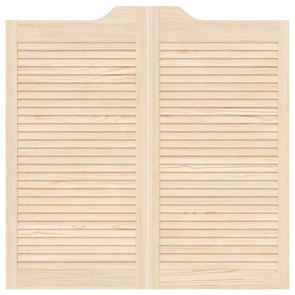 Schuifdeuren 2 pcs Naturel Massief grenenhout