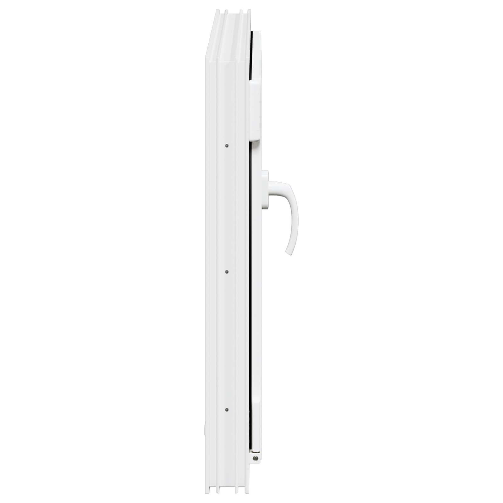 Kelderraam RISOR Wit 50 x 50 cm PVC en glas