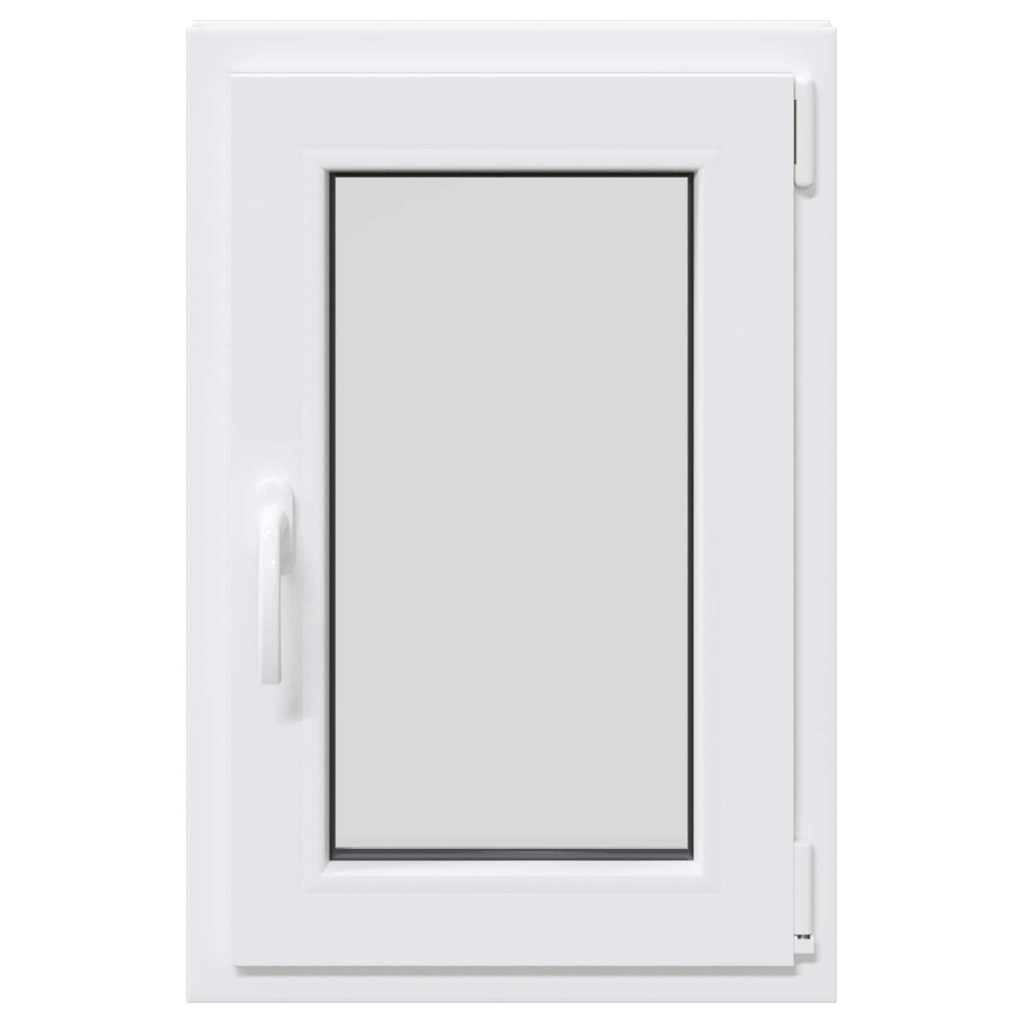 Kelderraam RISOR Wit 50 x 75 cm PVC en glas