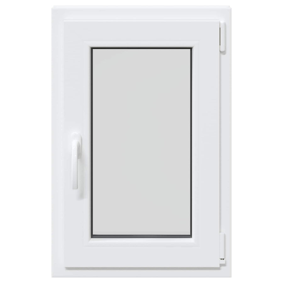 Kelderraam RISOR Wit 50 x 75 cm PVC en glas