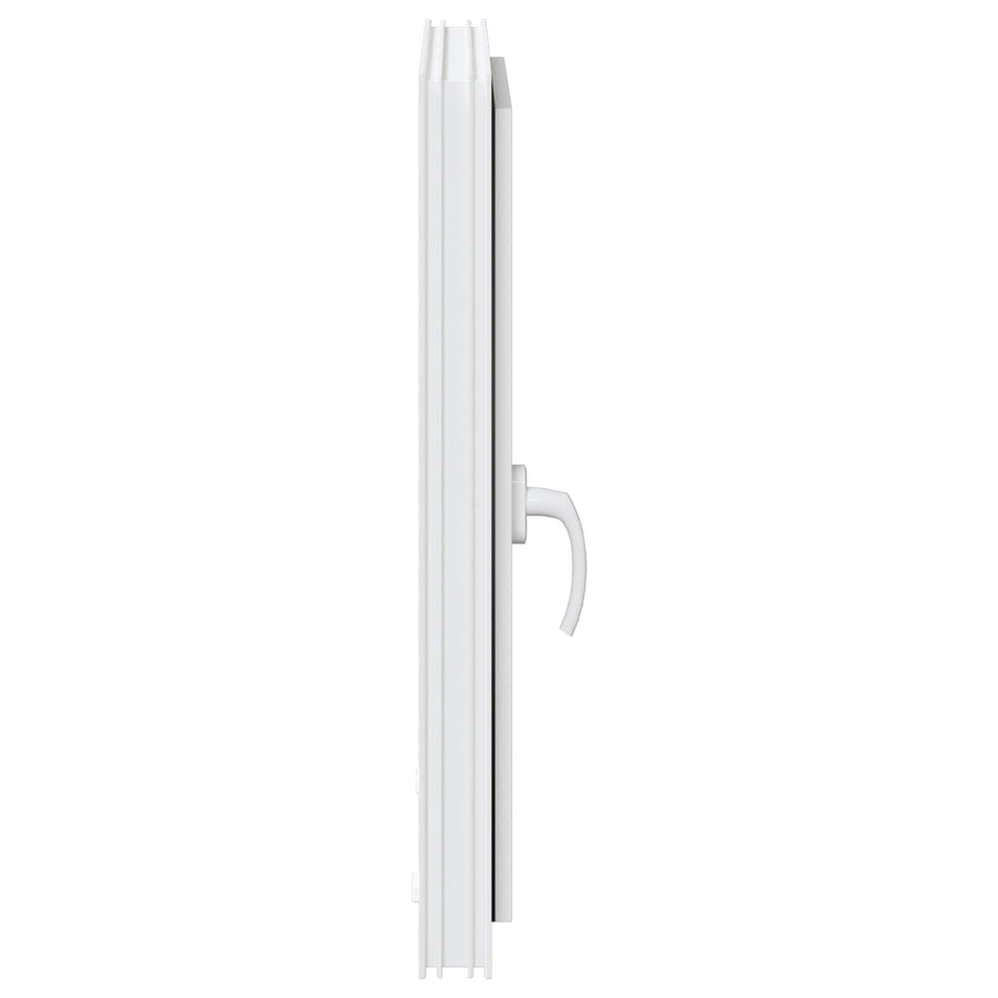 Kelderraam RISOR Wit 50 x 75 cm PVC en glas