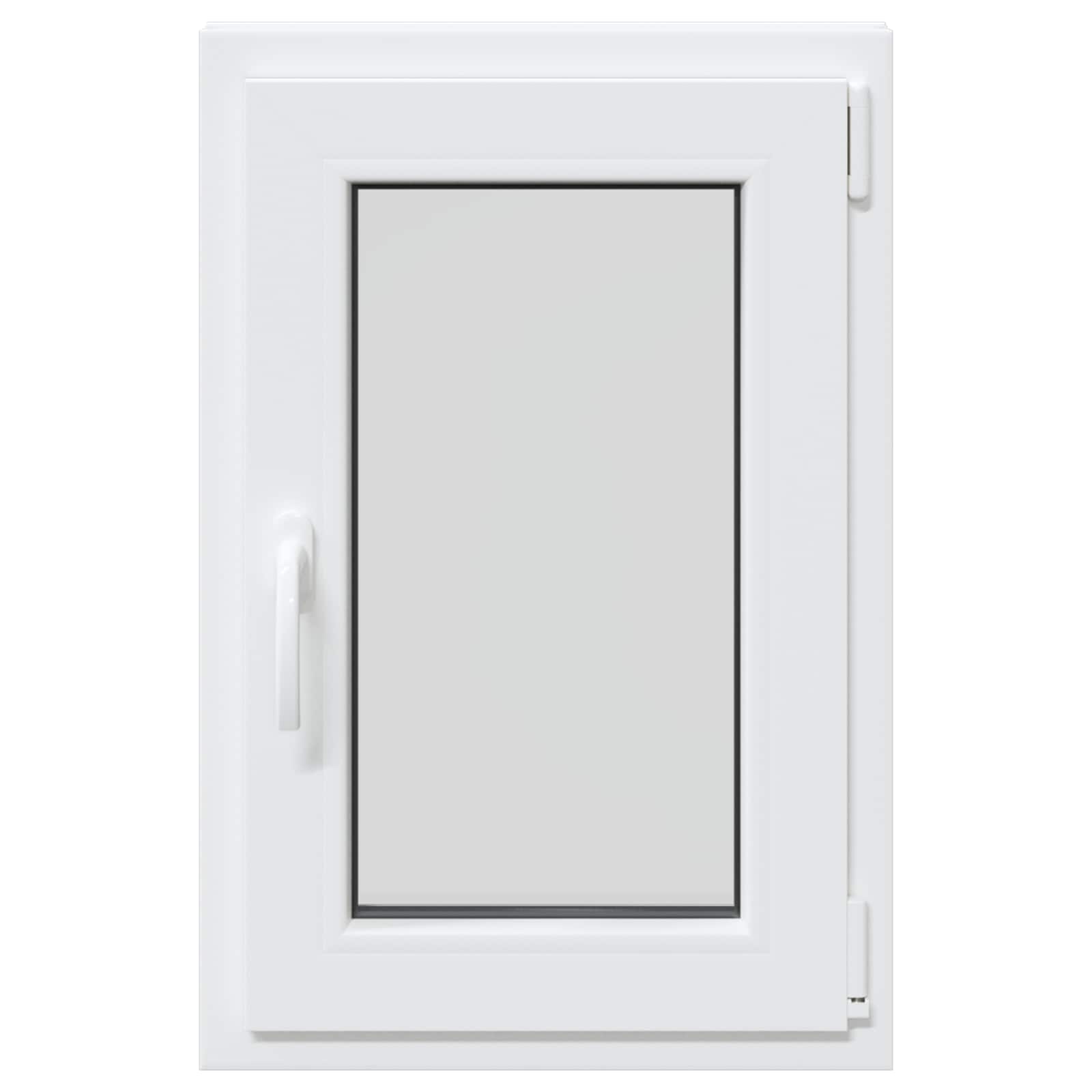 Kelderraam RISOR Wit 50 x 75 cm PVC en glas