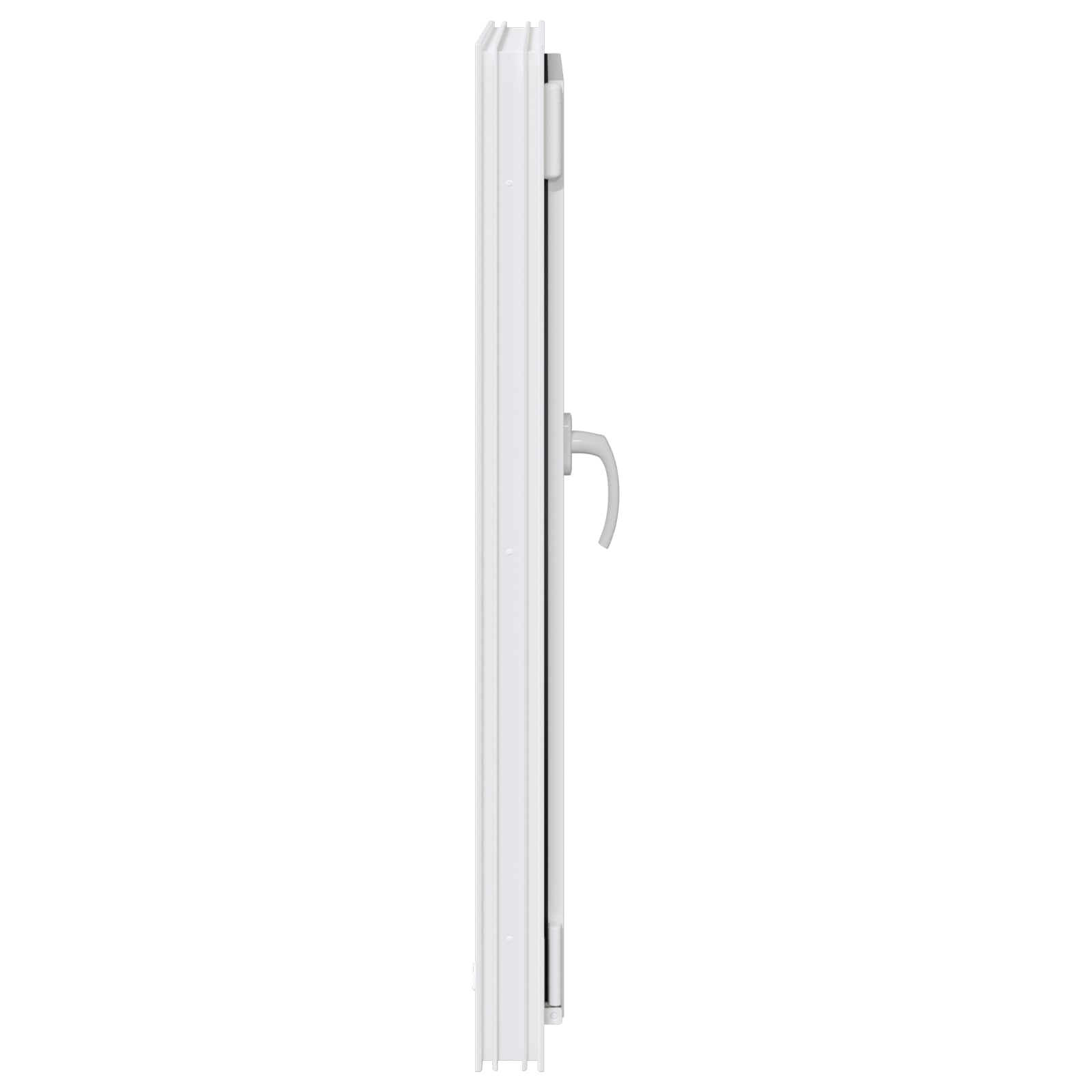 Kelderraam RISOR Wit 60 x 80 cm PVC en glas