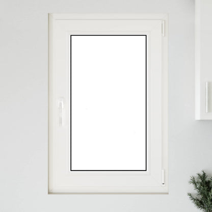 Kelderraam RISOR Wit 60 x 90 cm PVC en glas