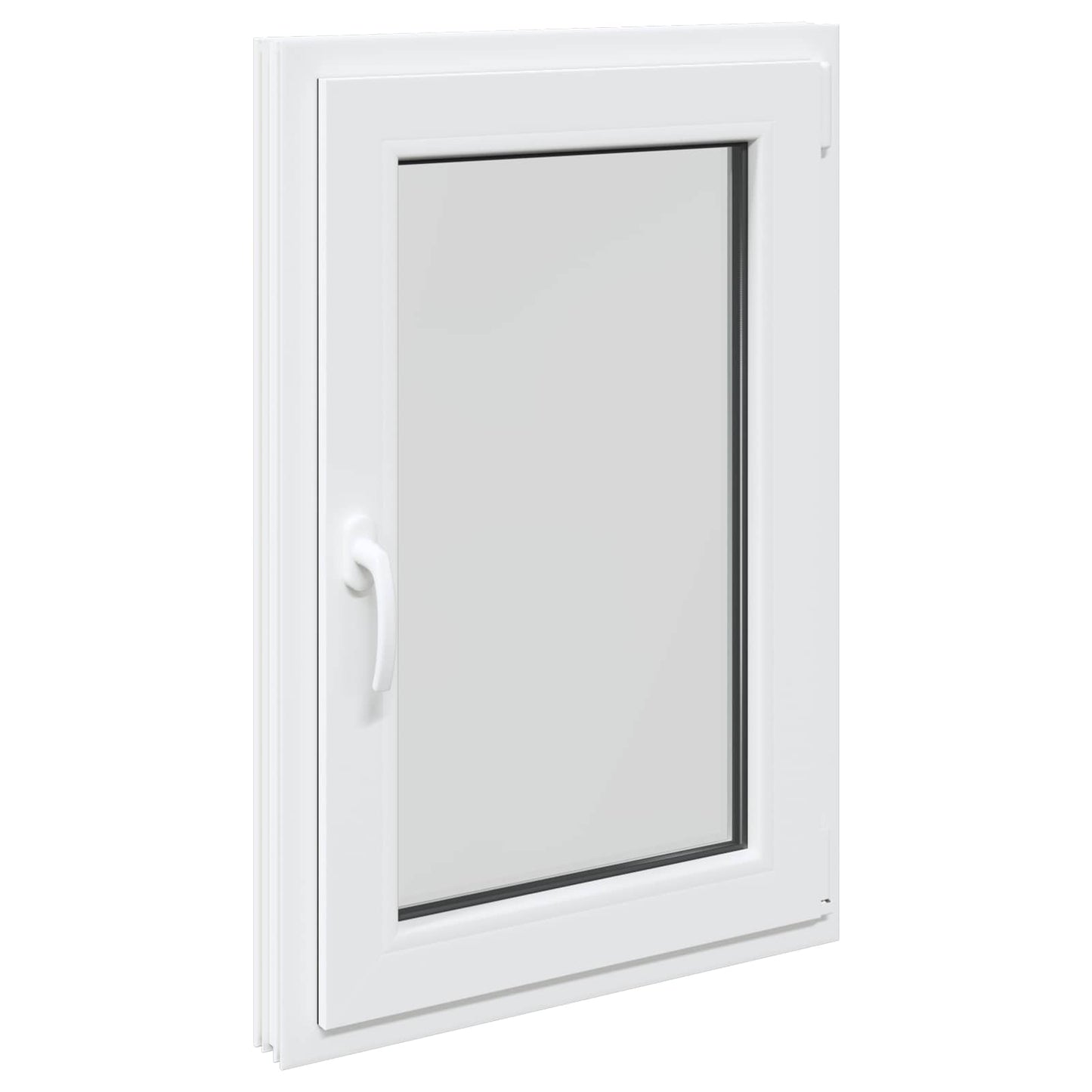 Kelderraam RISOR Wit 60 x 90 cm PVC en glas