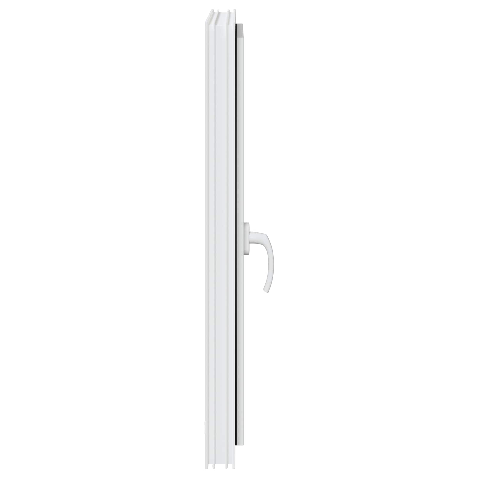 Kelderraam RISOR Wit 60 x 90 cm PVC en glas