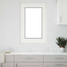 Kelderraam RISOR Wit 60 x 100 cm PVC en glas