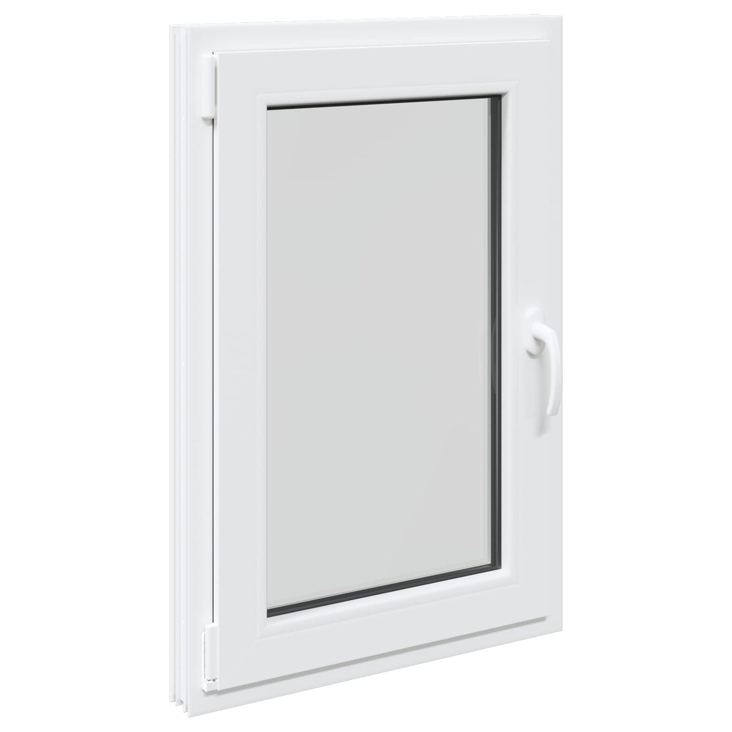 Kelderraam RISOR Wit 60 x 100 cm PVC en glas