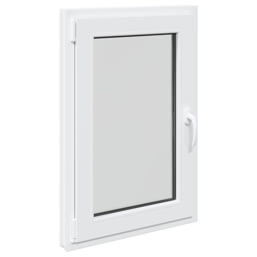 Kelderraam RISOR Wit 60 x 100 cm PVC en glas