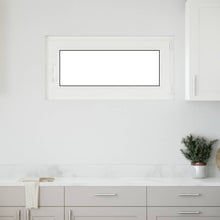 Kelderraam RISOR Wit 100 x 50 cm PVC en glas