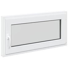 Kelderraam RISOR Wit 100 x 50 cm PVC en glas