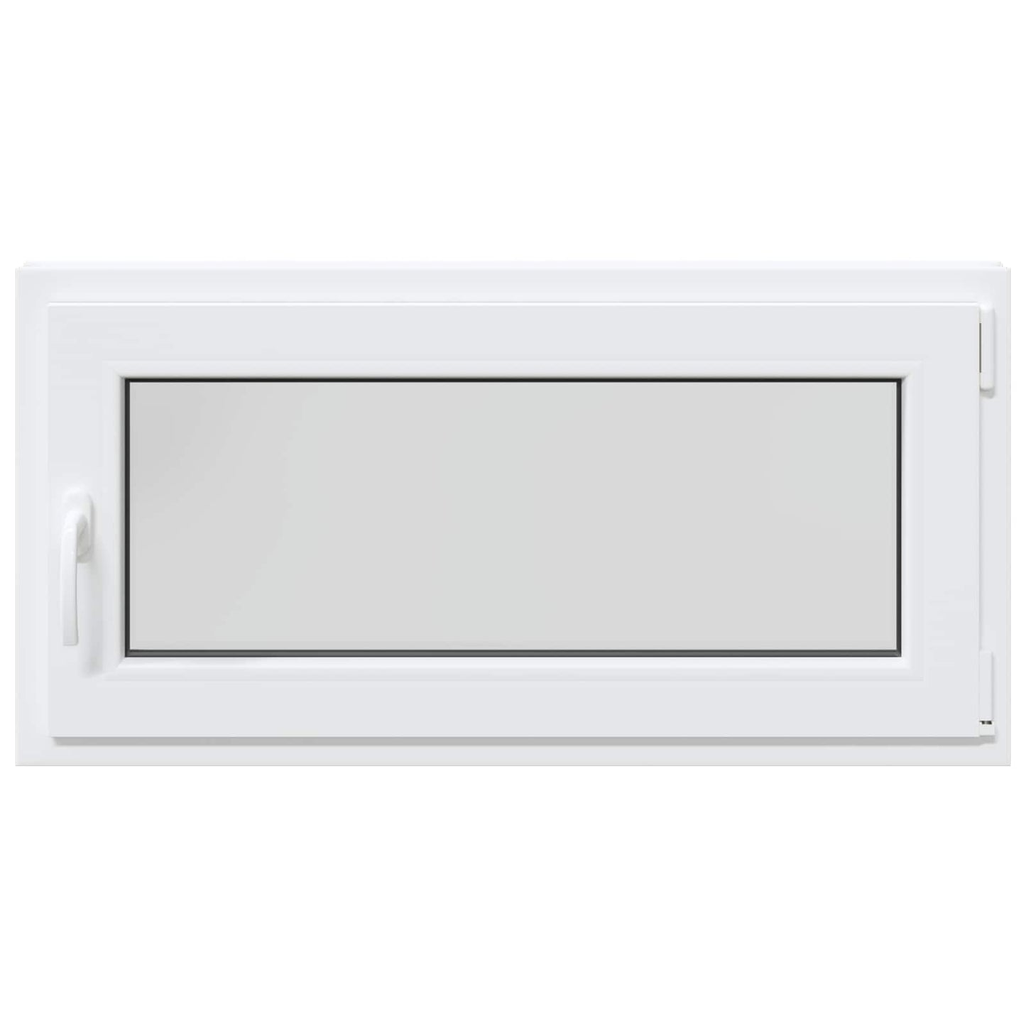 Kelderraam RISOR Wit 100 x 50 cm PVC en glas