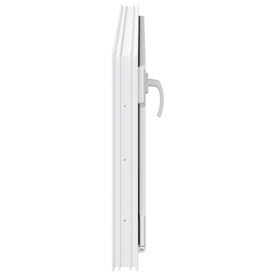 Kelderraam RISOR Wit 100 x 50 cm PVC en glas