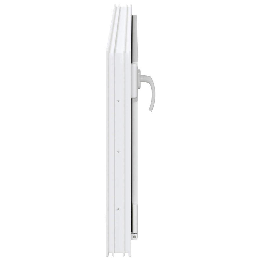 Kelderraam RISOR Wit 100 x 50 cm PVC en glas