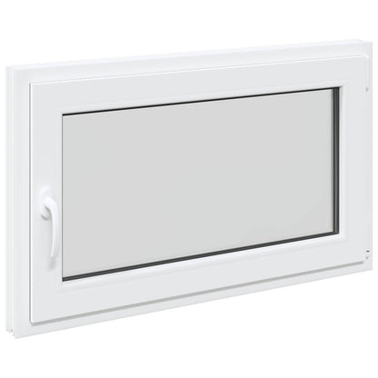 Kelderraam RISOR Wit 100 x 60 cm PVC en glas