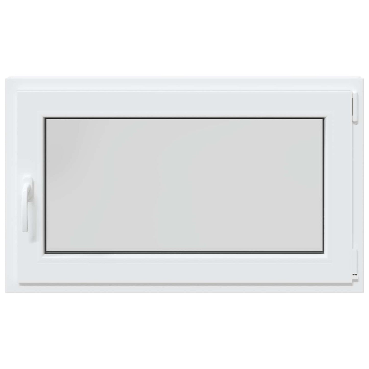 Kelderraam RISOR Wit 100 x 60 cm PVC en glas