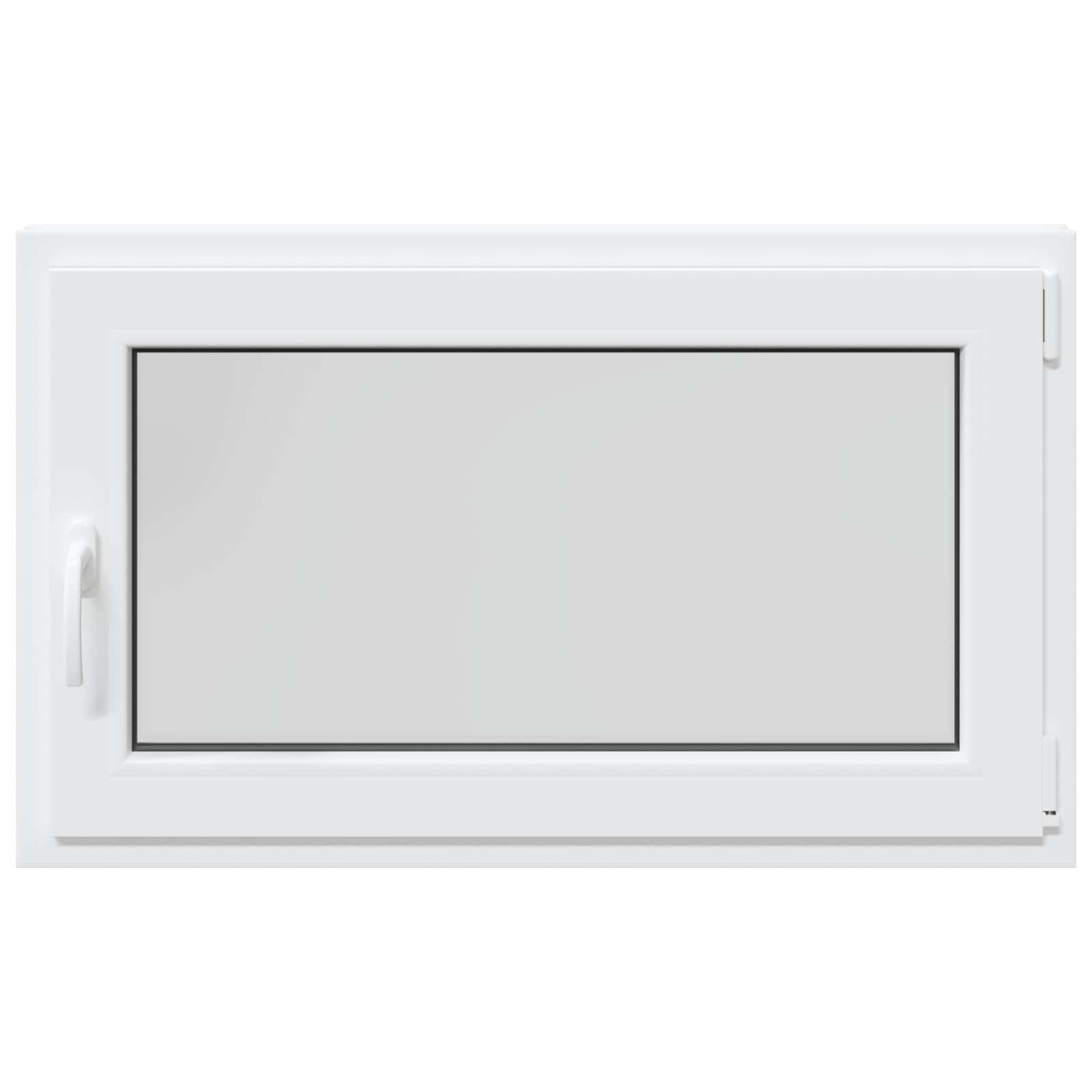 Kelderraam RISOR Wit 100 x 60 cm PVC en glas