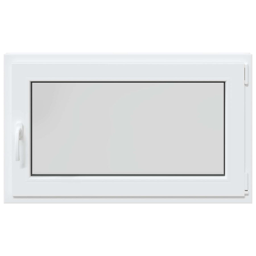 Kelderraam RISOR Wit 100 x 60 cm PVC en glas