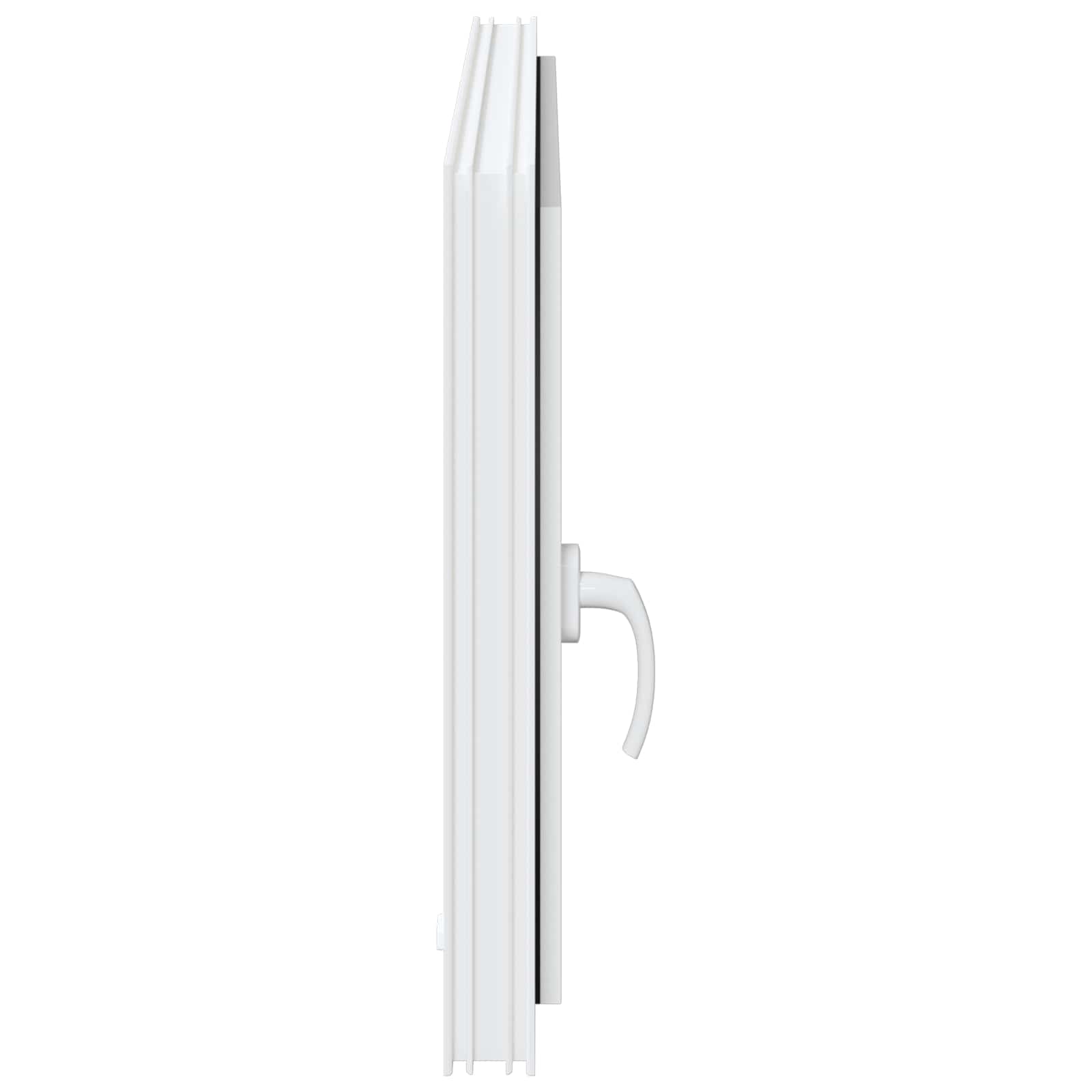 Kelderraam RISOR Wit 100 x 60 cm PVC en glas