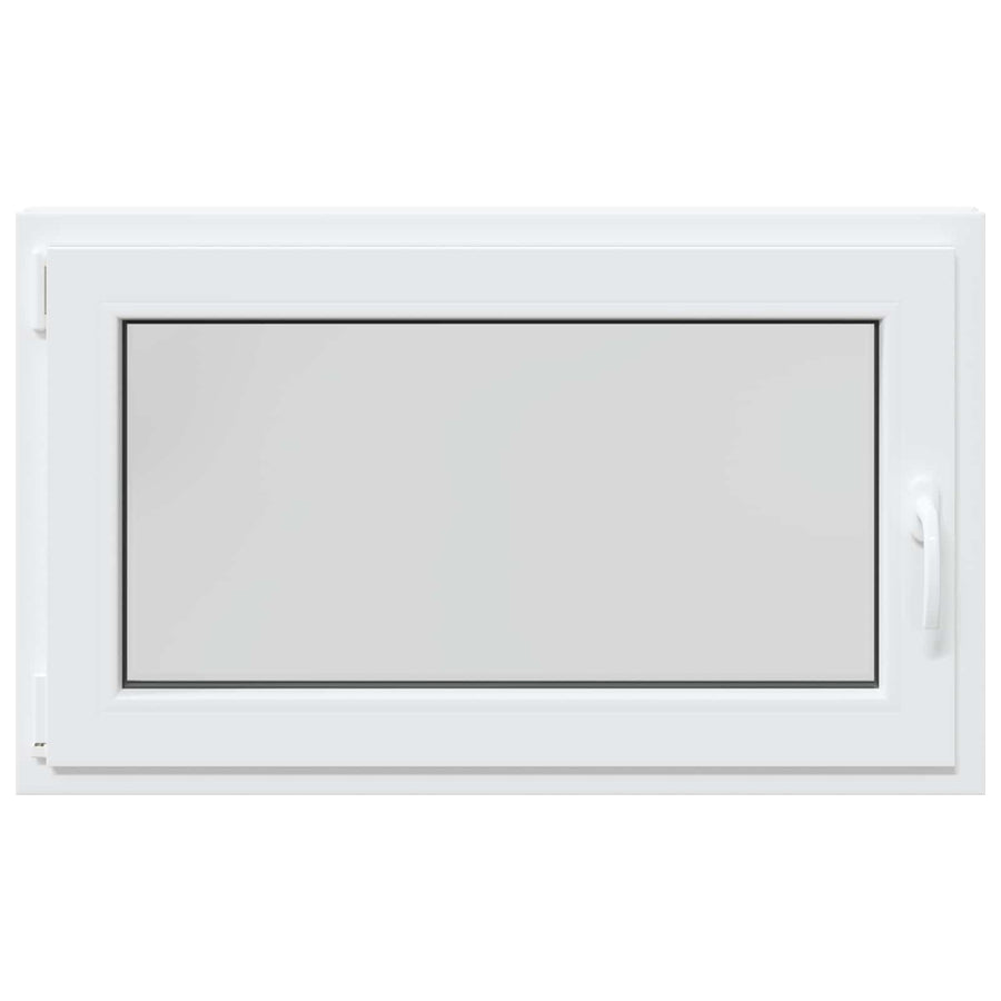 Kelderraam RISOR Wit 100 x 60 cm PVC en glas