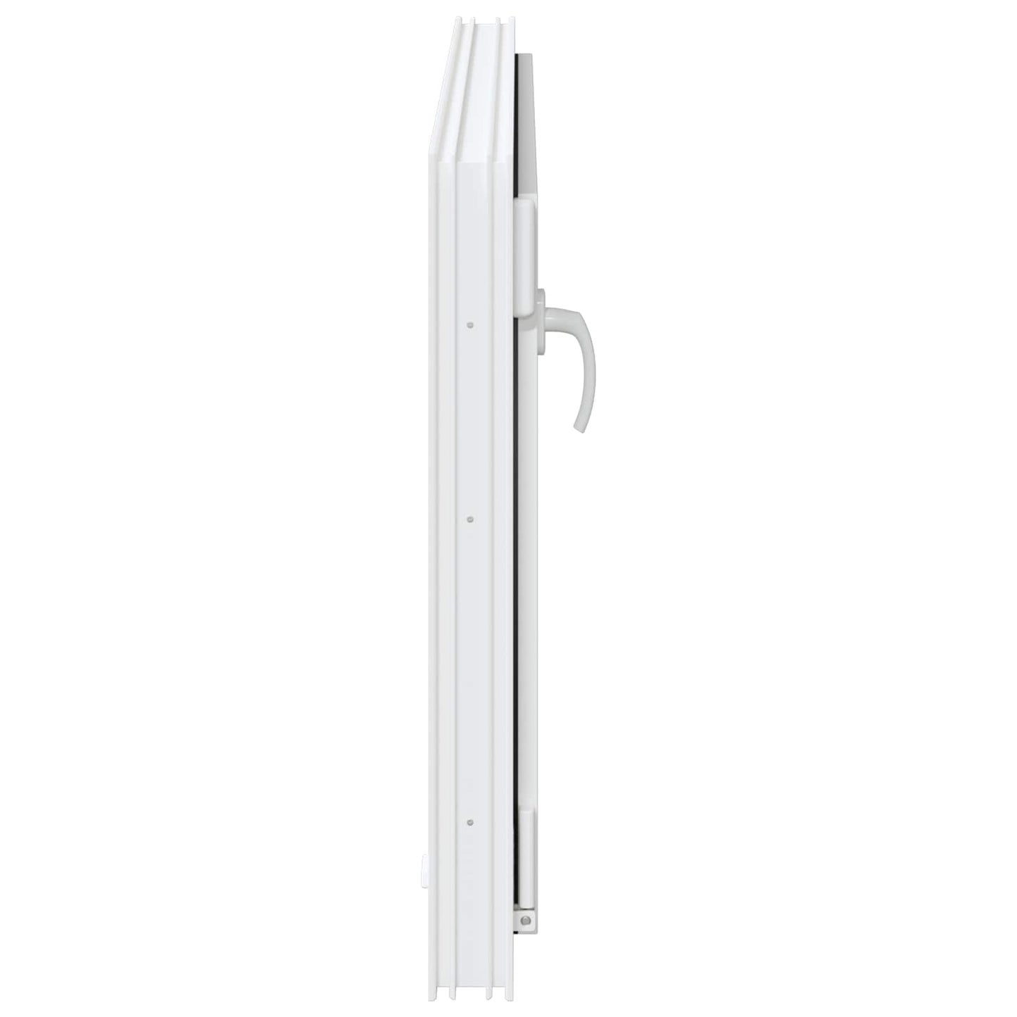 Kelderraam RISOR Wit 100 x 60 cm PVC en glas