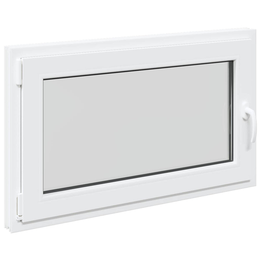 Kelderraam RISOR Wit 100 x 70 cm PVC en glas