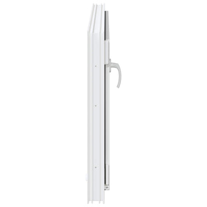 Kelderraam RISOR Wit 100 x 70 cm PVC en glas