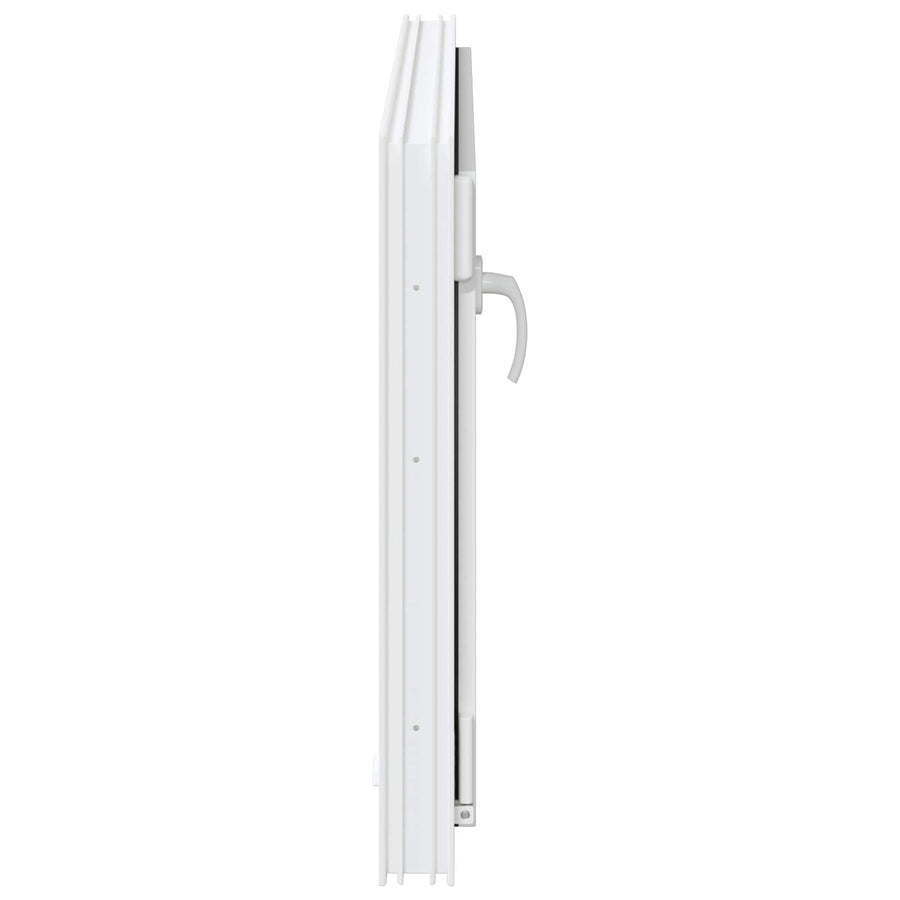 Kelderraam RISOR Wit 100 x 70 cm PVC en glas