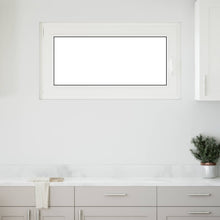 Kelderraam RISOR Wit 110 x 60 cm PVC en glas