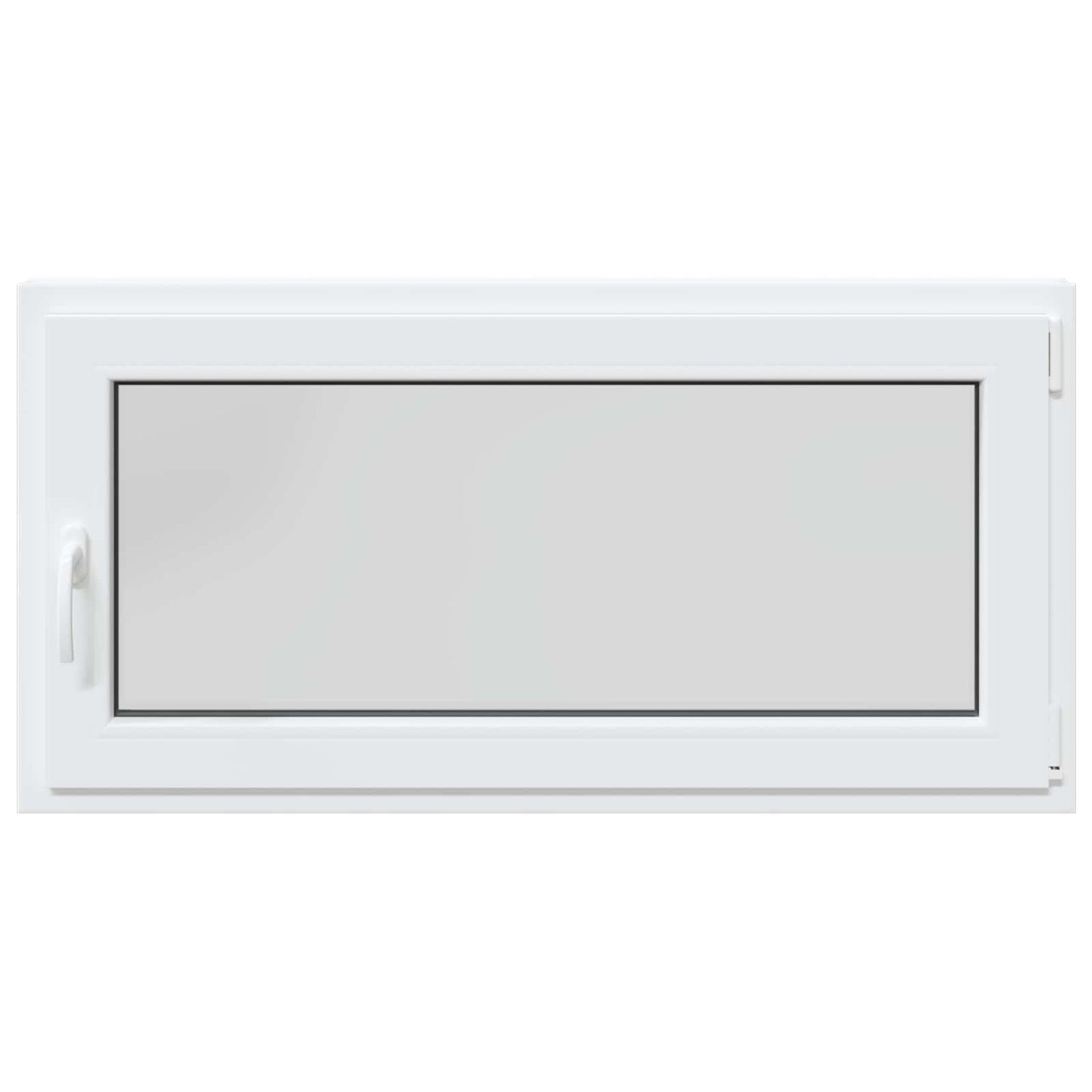 Kelderraam RISOR Wit 120 x 60 cm PVC en glas