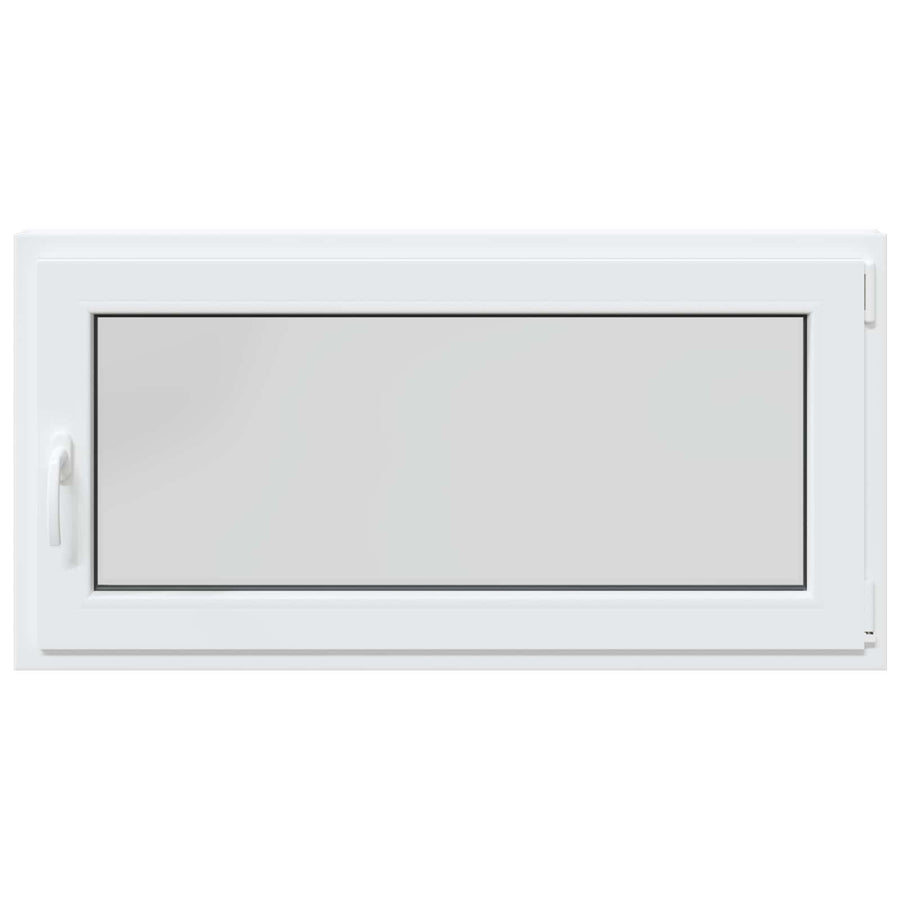 Kelderraam RISOR Wit 120 x 60 cm PVC en glas