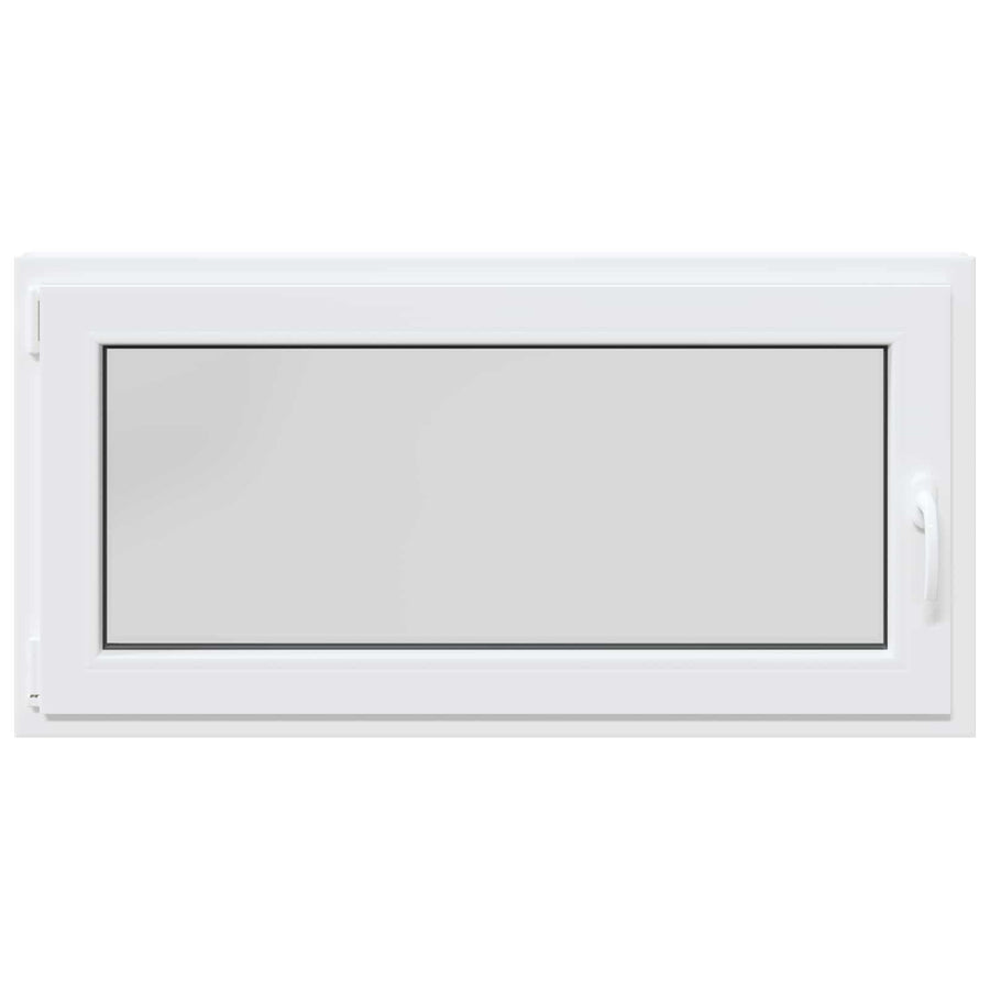 Kelderraam RISOR Wit 120 x 60 cm PVC en glas