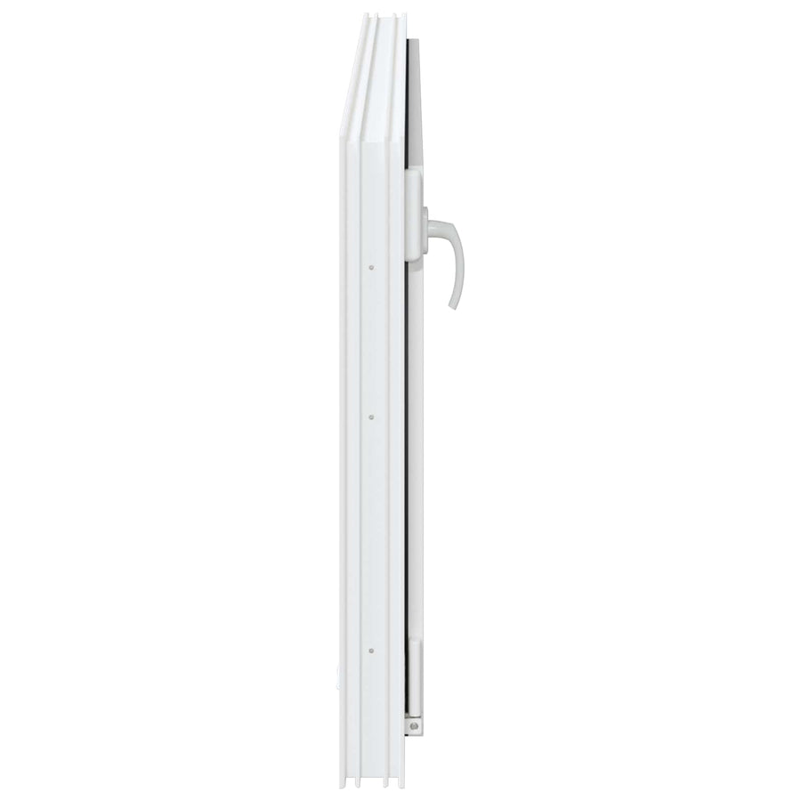 Kelderraam RISOR Wit 120 x 60 cm PVC en glas