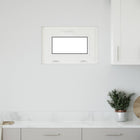 Kelderraam 60x40 cm PVC glas wit